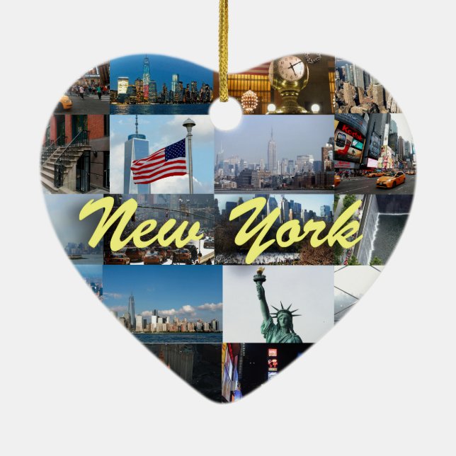 Ultimate! New York City Pro Photos Ceramic Ornament (Back)
