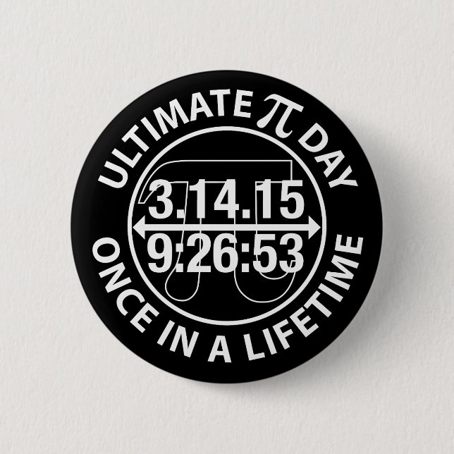 Ultimate Pi Day 2015 2 Inch Round Button (Front)