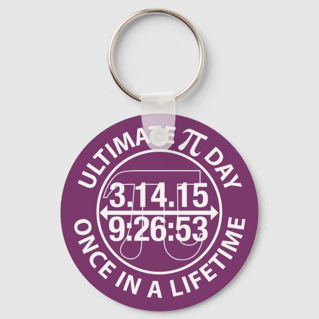 Ultimate Pi Day 2015 Keychain (Front)