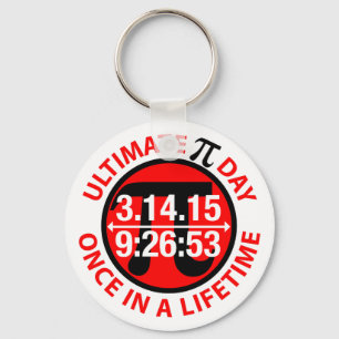 Ultimate Pi Day 2015 Keychain