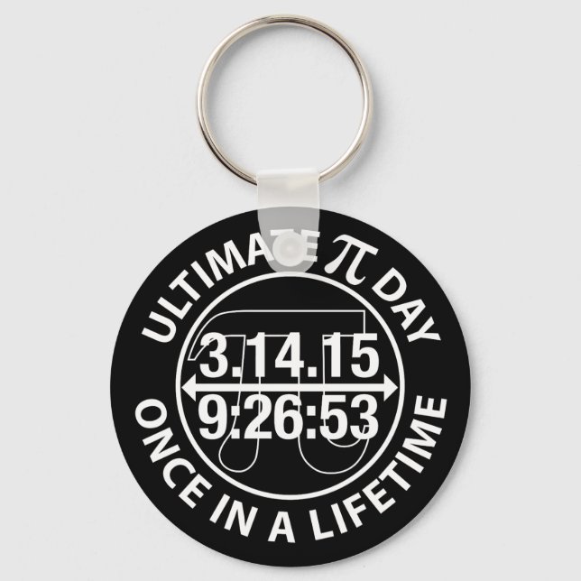 Ultimate Pi Day 2015 Keychain (Front)