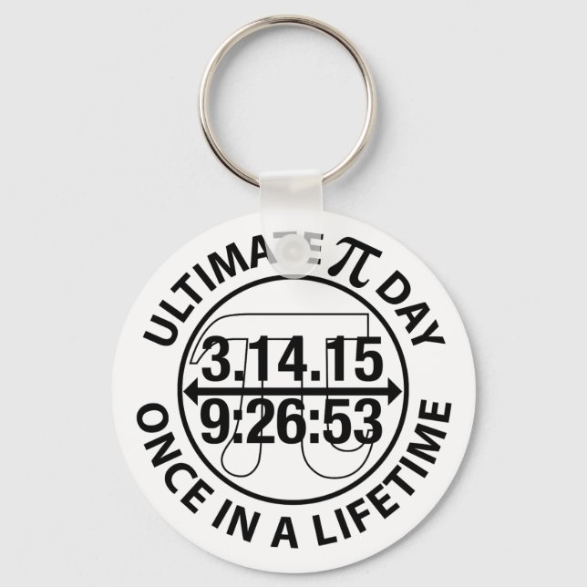 Ultimate Pi Day 2015 Keychain (Front)