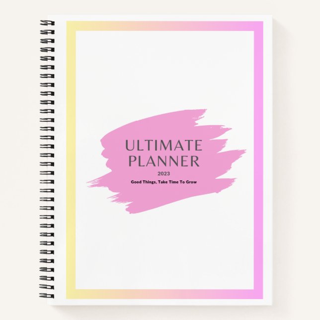 Ultimate Planner Notebook (Front)