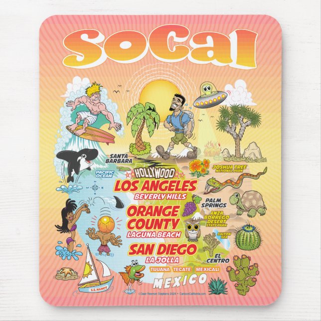 Ultimate SoCal Mouse Pad (Front)