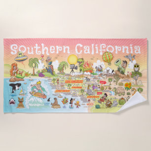 Ultimate SoCal Sunset Beach Towel