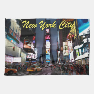 Ultimate Times Square New York City USA Kitchen Towel