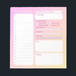 Ultimate Wellness Planner with Daily Schedule Notepad<br><div class="desc">Take control of your day with the Ultimate Wellness Planner – Daily Schedule Edition! Designed for focused planning and balanced living, this planner lets you organize your schedule from 6:00 to 22:00, track priorities, plan tomorrow, and jot down notes. Stay mindful of your wellbeing with sections for sleep, energy, water...</div>