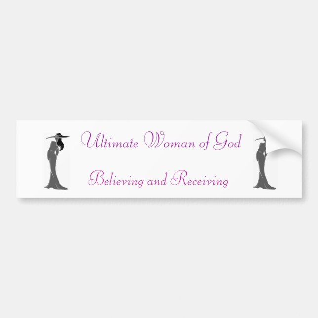 Ultimate Woman bumper sticker (Front)
