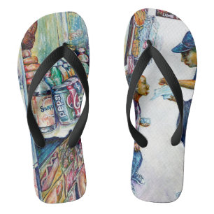 Ultimately Produces Hope Flip Flops