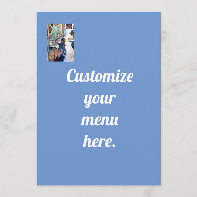Ultimately Produces Hope Menu (Front)