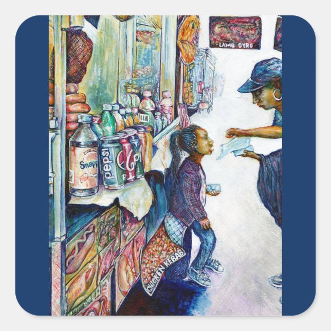 Ultimately Produces Hope Square Sticker (Front)