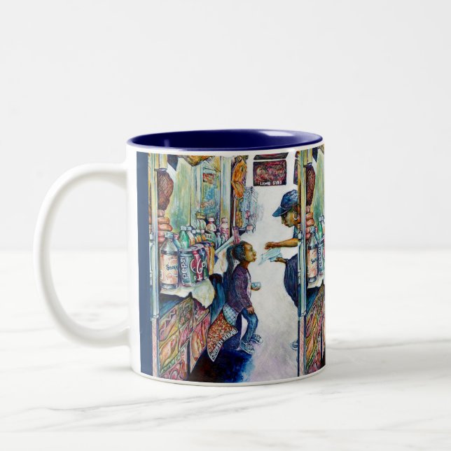 Ultimately Produces Hope Two-Tone Coffee Mug (Left)