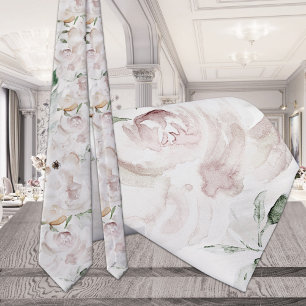 Ultra Blush Garden Paeonie Mariage Col Cravate