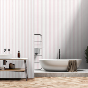 Ultra Blush Pink And White Stripes Wallpaper