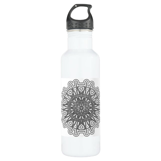 Ultra Cool Mandala Design #1 710 Ml Water Bottle (Front)