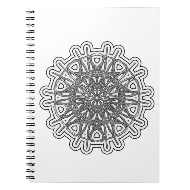 Ultra Cool Mandala Design #1 Notebook (Front)
