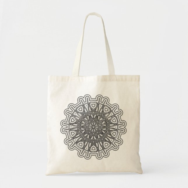Ultra Cool Mandala Design #1 Tote Bag (Front)