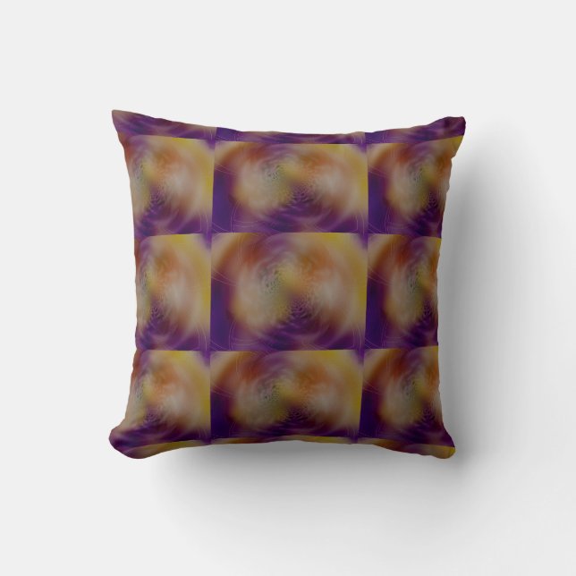 Ultra Cool Space Dimensions Throw Pillow (Front)