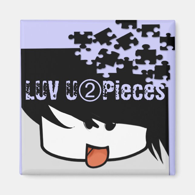 Ultra Cute Anime Boy Magnet (Front)