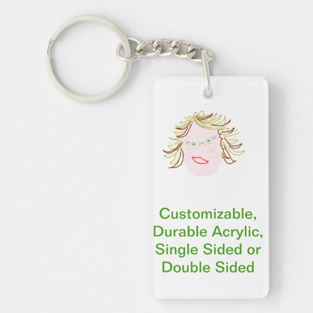 Ultra Durable Custom Promos Keychain (Front)