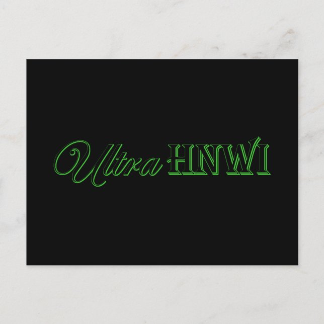 Ultra HNWI Postcard (Front)