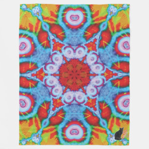 Ultra Kaleidoscope Fleece Blanket