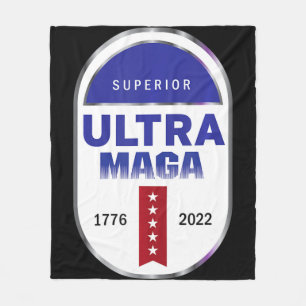 Ultra Maga 4 Fleece Blanket