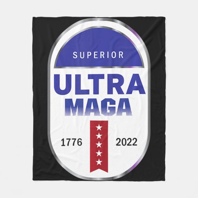 Ultra Maga 4 Fleece Blanket (Front)