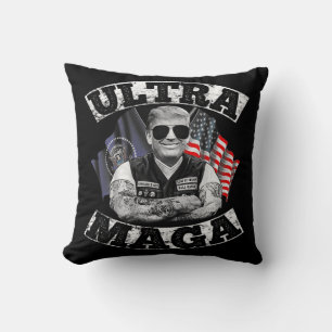 Ultra MAGA 76 Throw Pillow