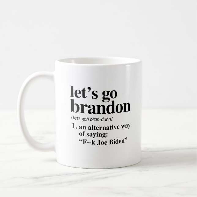 Ultra-Maga Definition Coffee Mug (Left)
