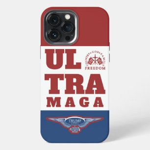 ULTRA MAGA GOD FAMILY COUNTRY FREEDOM TRUMP 2024 iPhone 13 PRO MAX CASE