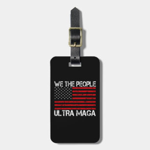 Ultra Maga Pro Trump 2024 Funny Republican  Luggage Tag