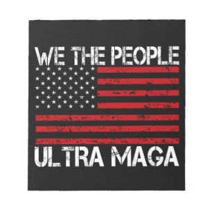Ultra Maga Pro Trump 2024 Funny Republican Notepad