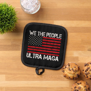 Ultra Maga Pro Trump 2024 Funny Republican  Pot Holder