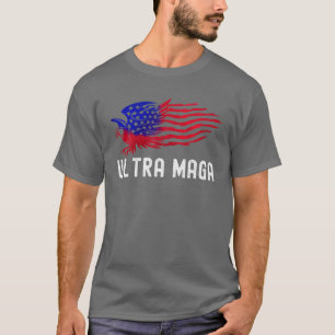 Ultra MAGA Proud Ultra-Maga Proud Republican USA F T-Shirt