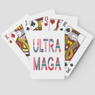 Ultra MAGA Trump Patriotic Republican Conservative Playing Cards