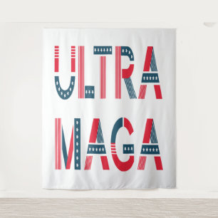 Ultra MAGA Trump Patriotic Republican Conservative Tapestry