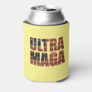Ultra MAGA Trump Supporter 💡  Great Again USA  Can Cooler