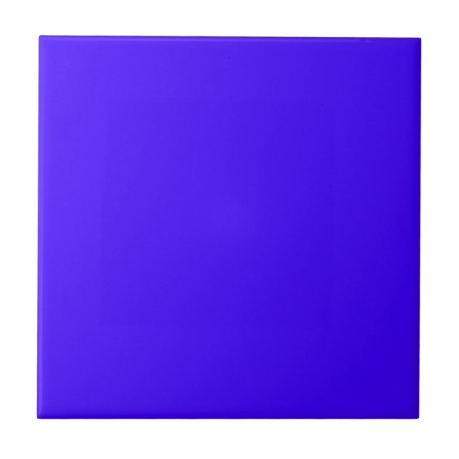 Ultra Marine Blue Solid Color Tile (Front)