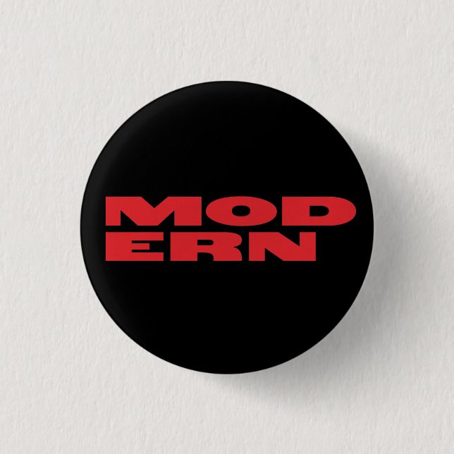 ULTRA MOD ERN 1 INCH ROUND BUTTON (Front)