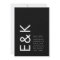 Ultra Modern Bold Big Monogram Simple Wedding