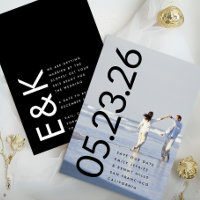 Ultra Modern Bold Big Premium Photo Bold DATE