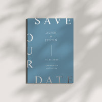 Ultra Modern Monogram Save the Date