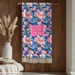 Ultra Modern Pale Pink Monogram Blanket for Her<br><div class="desc">The Elegant Pastel Pink Blanket Custom Wedding Gift Collection exudes sophistication and charm, making it the perfect choice for a memorable wedding present. Crafted with the utmost attention to detail, each blanket is a luxurious blend of soft pastel pink hues, creating a timeless and elegant aesthetic. The customizability of this...</div>