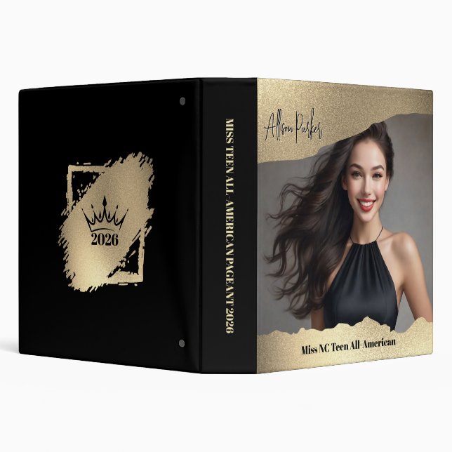 Ultra Pageant Prep Training Notebook Binder (Background)