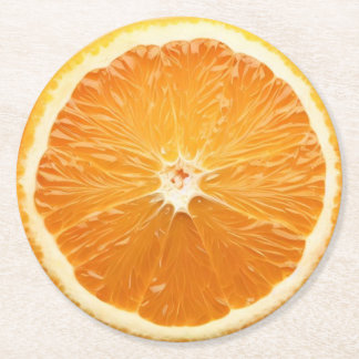 Ultra Realism Orange Slice Beverage Coaster