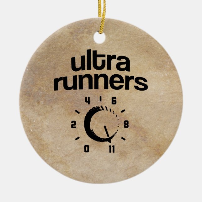 Ultra Runners 11 Ceramic Ornament (Front)