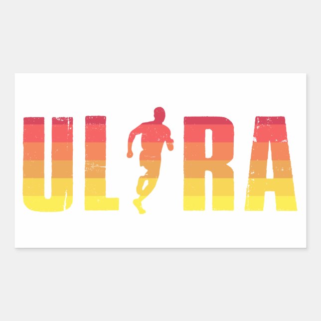 Ultra Running Sticker (Front)