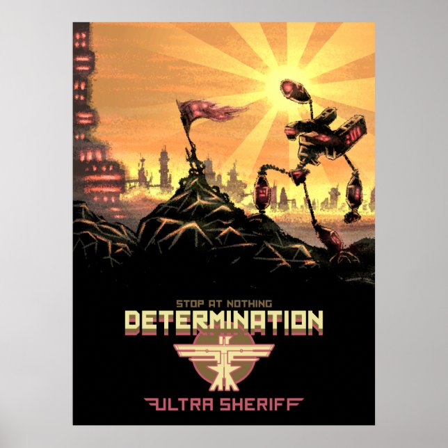 Ultra Sheriff - Determination Poster (Front)