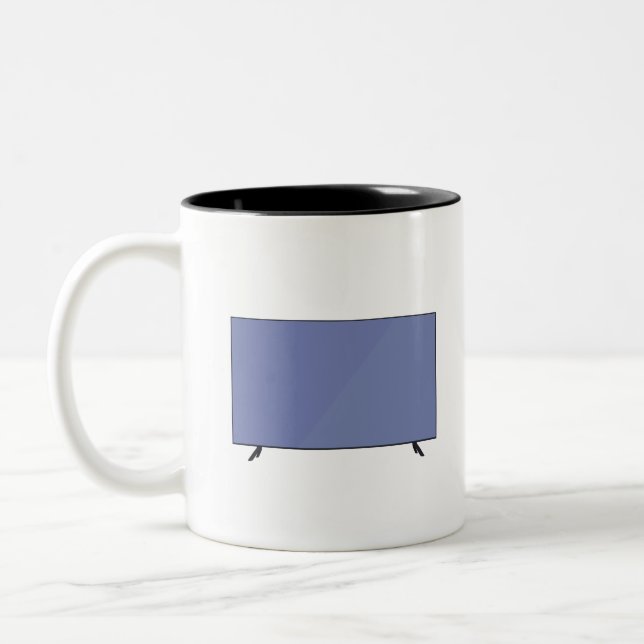 Ultra Slim Led Tv Two-Tone Coffee Mug (Left)